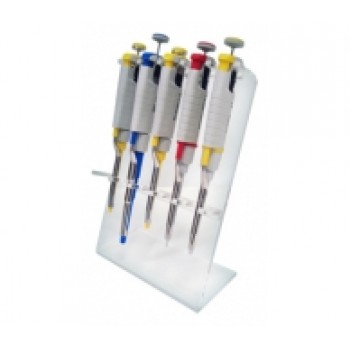 Suporte para micropipetas em Acrílico Para 5 Pipetas